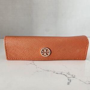Tory Burch Slim Eyeglasses Case‎ Small Readind Glasses Burnt Orange